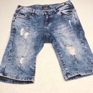 DISTRESS SUKO MID-RISE CAPRI JEANS 4/27x18 ⭐️